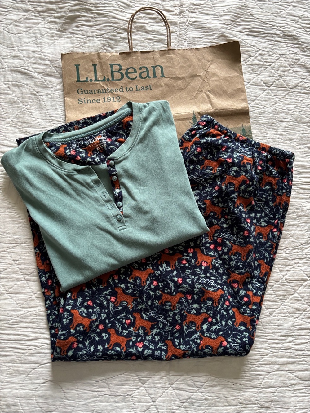 LL Bean Cozy PJ Set